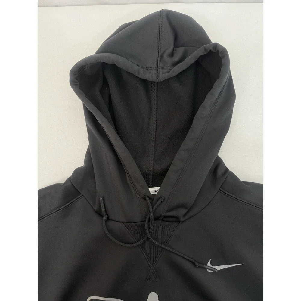 Nike Dri‎ Fit Hoodie Mens M Black Sweatshirt Baseball Swingman Ken Griffey Jr